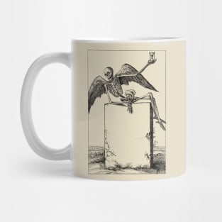 skeleton waiting Mug